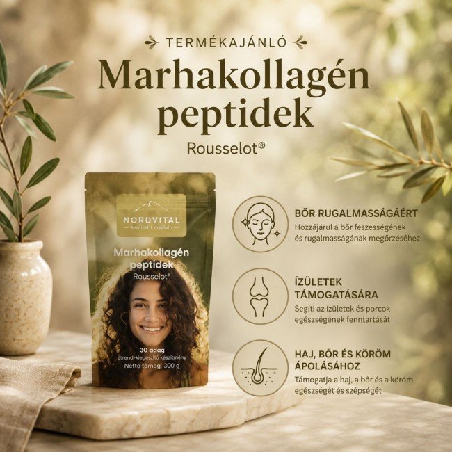 Nordvital Marhakollagén peptidek 300g Nordvital Marhakollagén peptidek 300g