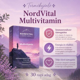 Nordvital Multivitamin 30+30 db kapszula