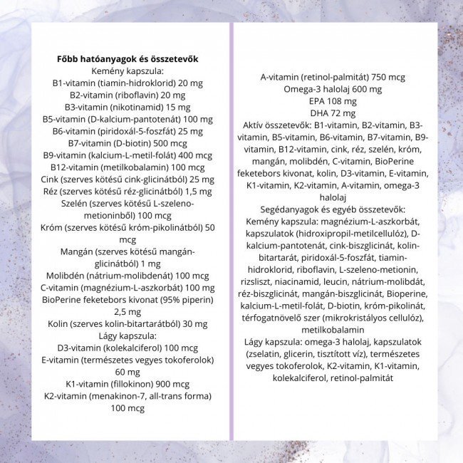 Nordvital Multivitamin 30+30 db kapszula Nordvital Multivitamin 30+30 db kapszula