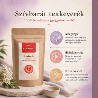 Nordvital szívbarát teakeverék 90g