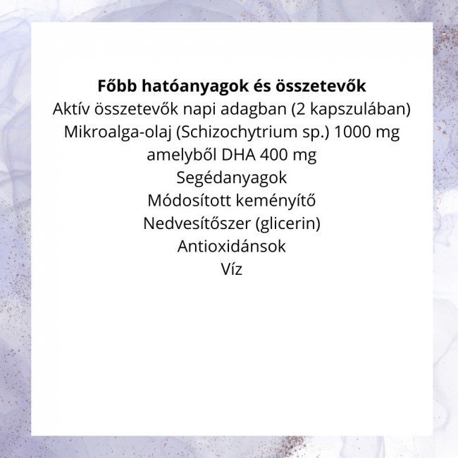 Nordvital Vegan Omega-3 500mg algaolajjal 60db Nordvital Vegan Omega-3 500mg algaolajjal 60db