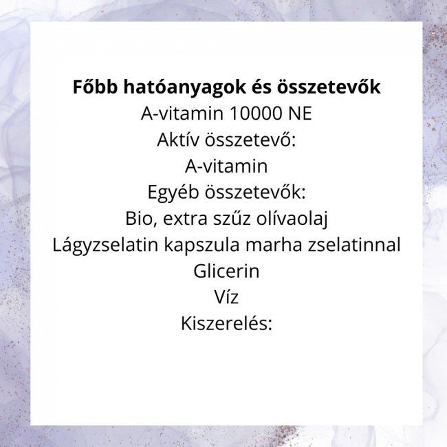 Now a-vitamin 10000iu lágy kapszula 100db