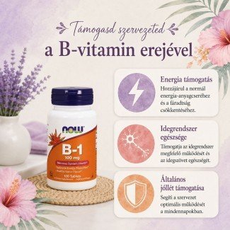 Now b-1 vitamin tabletta 100db Now b-1 vitamin tabletta 100db