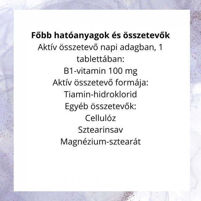 Now b-1 vitamin tabletta 100db