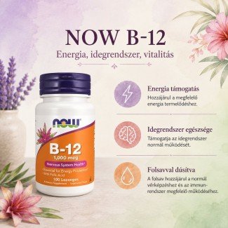 Now b-12 10000mcg kapszula 100db Now b-12 10000mcg kapszula 100db