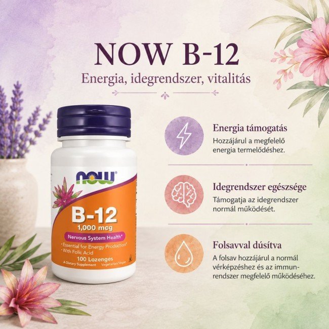 Now b-12 10000mcg kapszula 100db Now b-12 10000mcg kapszula 100db