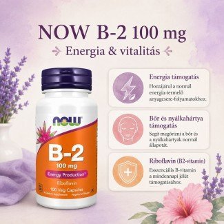Now b-2 vitamin tabletta 100db Now b-2 vitamin tabletta 100db