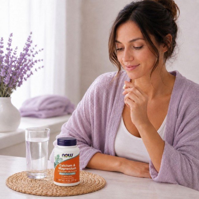 Now Calcium & Magnesium por D vitaminnal 227g Now Calcium & Magnesium por D vitaminnal 227g