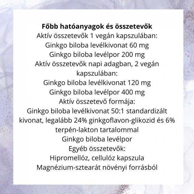 Now ginkgo biloba 60 mg kapszula 60db Now ginkgo biloba 60 mg kapszula 60db