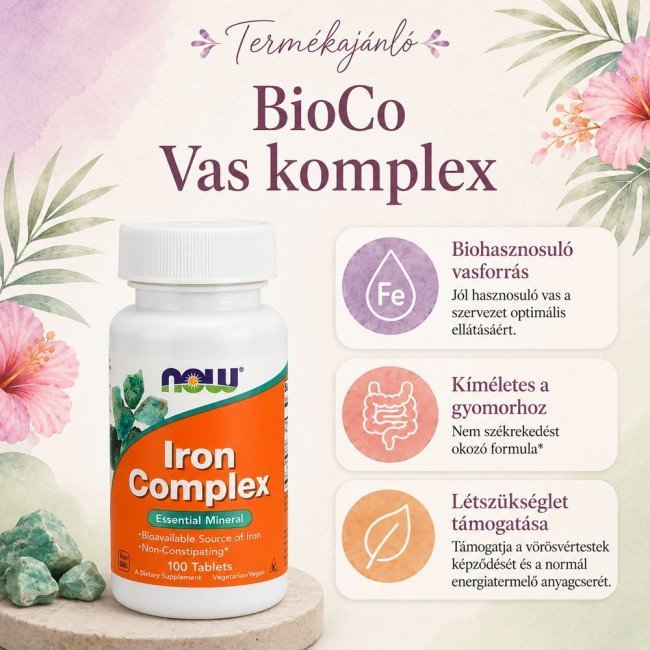 Now iron complex tabletta 100db Now iron complex tabletta 100db