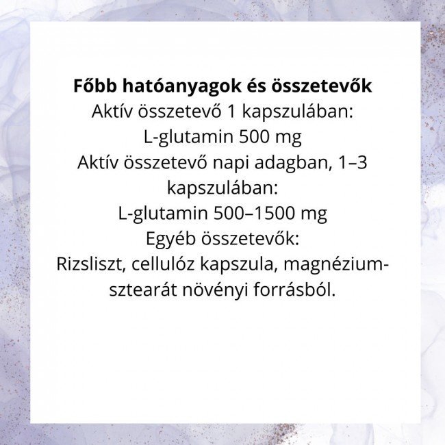 Now L-Glutamine 500mg kapszula 120db Now L-Glutamine 500mg kapszula 120db