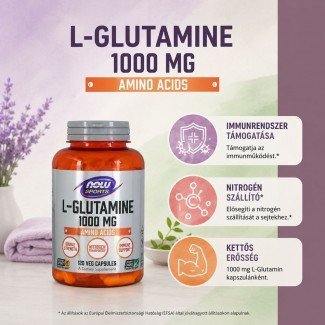 Now l-Glutamine kapszula 120db