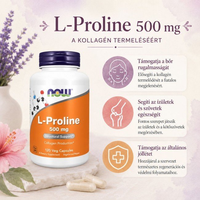 Now l-Proline kapszula 120db