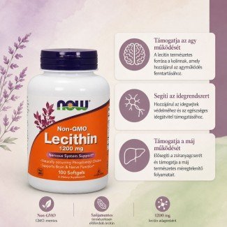 Now lecithin kapszula 100db