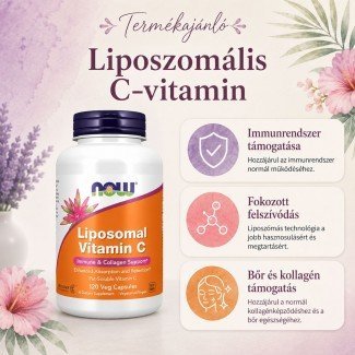 Now liposomal vitamin-c kapszula 120db Now liposomal vitamin-c kapszula 120db
