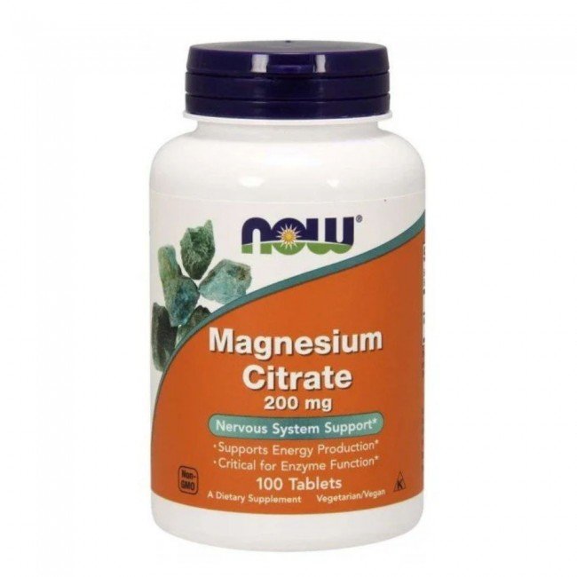 Now magnesium citrate tabletta 100db