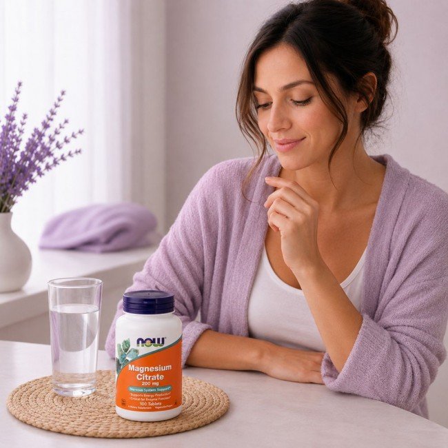 Now magnesium citrate tabletta 100db