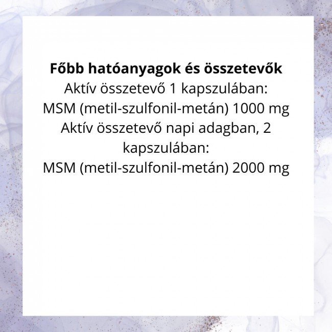 Now msm 1000mg kapszula 100db Now msm 1000mg kapszula 100db