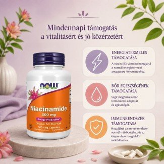 Now niacinamide 500m kapszula 100db Now niacinamide 500m kapszula 100db