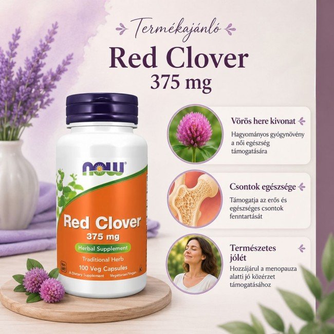 Now red clover kapszula 100db
