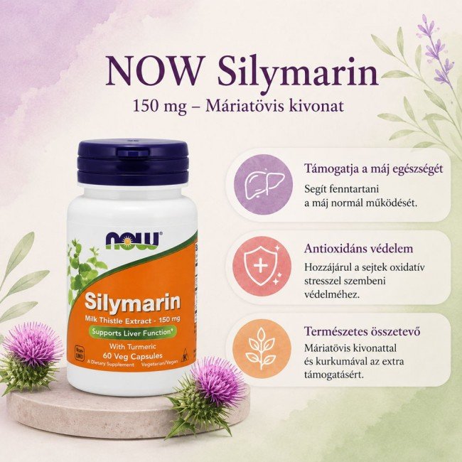Now silymarin milk thistle 150mg kapszula 60db