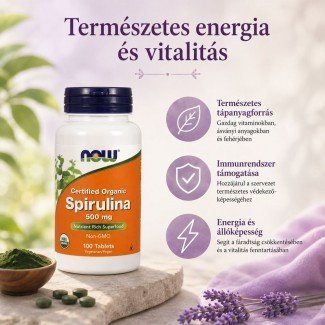 Now spirulina tabletta 100db Now spirulina tabletta 100db