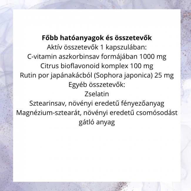 Now vitamin c-1000 kapszula+Bioflavonoid 100db