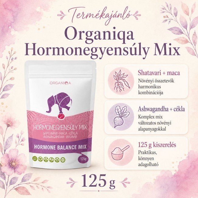 Organiqa 100% bio Hormonegyensúly mix por 125g Organiqa 100% bio Hormonegyensúly mix por 125g