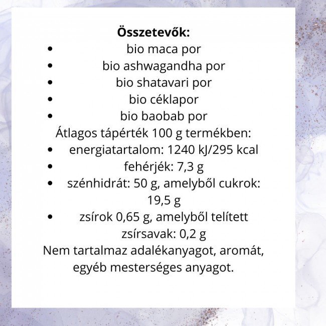 Organiqa 100% bio Hormonegyensúly mix por 125g Organiqa 100% bio Hormonegyensúly mix por 125g