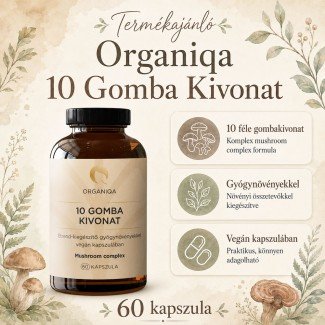 Organiqa Balance 10 Gomba kivonat kapszula 60db