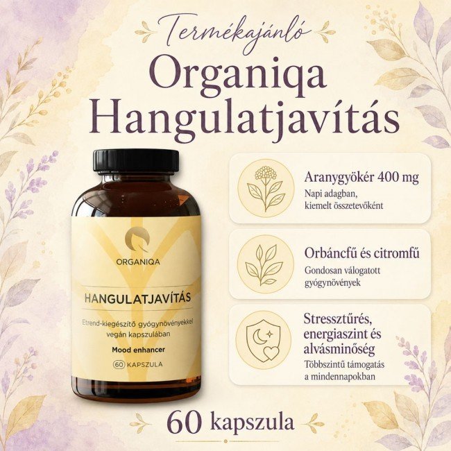 Organiqa Balance Hangulatjavítás kapszula 60db Organiqa Balance Hangulatjavítás kapszula 60db