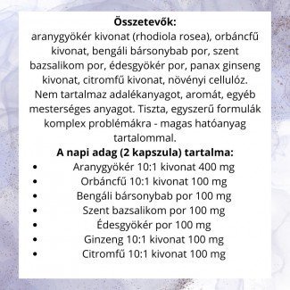Organiqa Balance Hangulatjavítás kapszula 60db