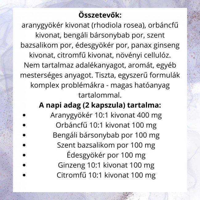 Organiqa Balance Hangulatjavítás kapszula 60db Organiqa Balance Hangulatjavítás kapszula 60db