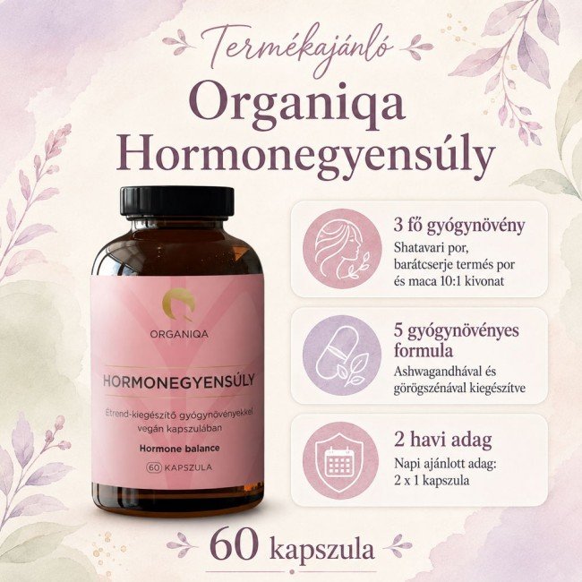 Organiqa Balance Hormonegyensúly kapszula 60db