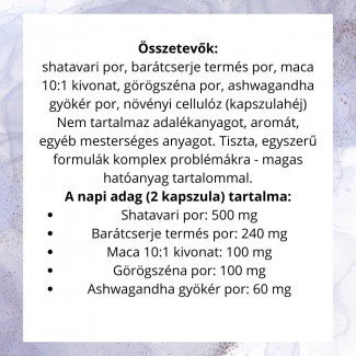 Organiqa Balance Hormonegyensúly kapszula 60db Organiqa Balance Hormonegyensúly kapszula 60db