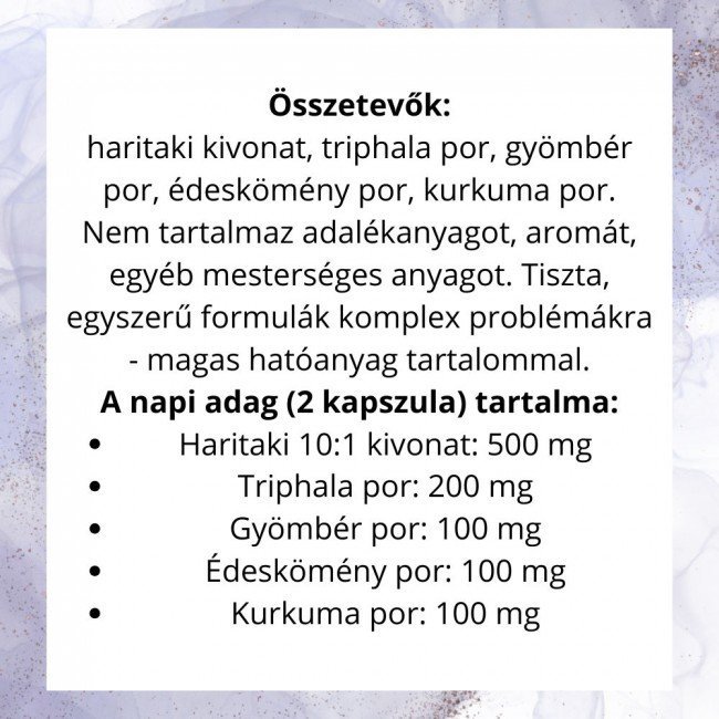 Organiqa Balance Ideális Emésztés kapszula 60db