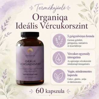 Organiqa Balance Ideális Vércukorszint kapszula 60db Organiqa Balance Ideális Vércukorszint kapszula 60db