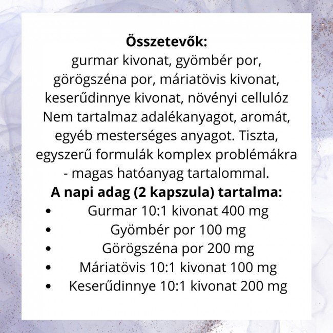 Organiqa Balance Ideális Vércukorszint kapszula 60db Organiqa Balance Ideális Vércukorszint kapszula 60db