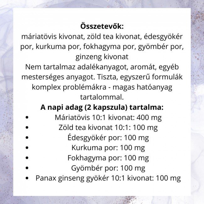 Organiqa Balance Májtisztítás kapszula 60db Organiqa Balance Májtisztítás kapszula 60db