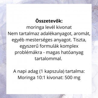 Organiqa balance moringa levél kivonat kapszula 60db