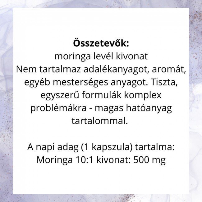 Organiqa balance moringa levél kivonat kapszula 60db Organiqa balance moringa levél kivonat kapszula 60db