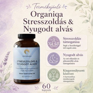 Organiqa Balance Stresszoldás & nyugodt alvás kapszula 60db