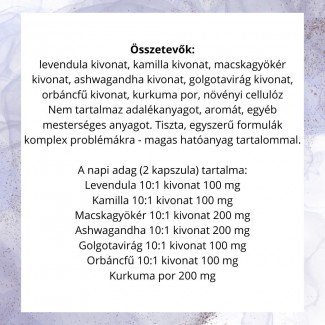 Organiqa Balance Stresszoldás & nyugodt alvás kapszula 60db