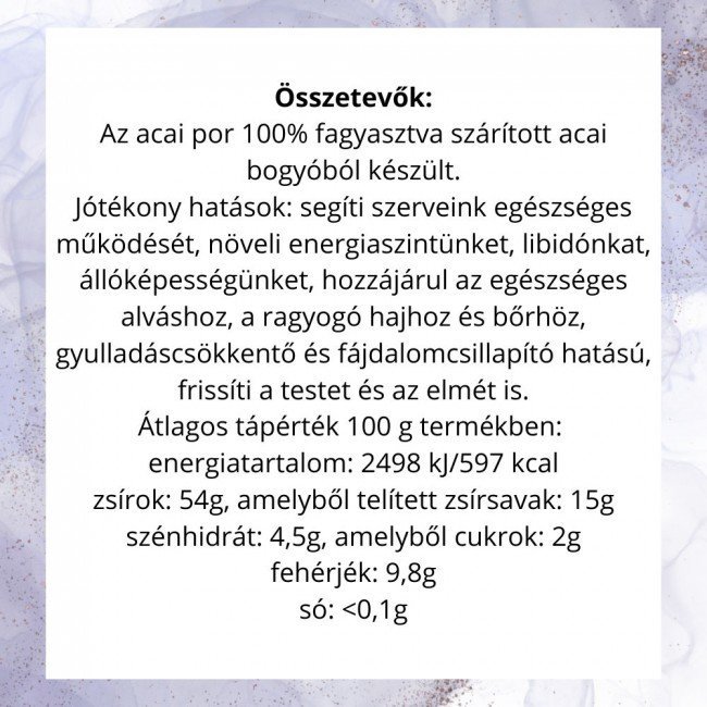 Organiqa bio acai por 60g Organiqa bio acai por 60g