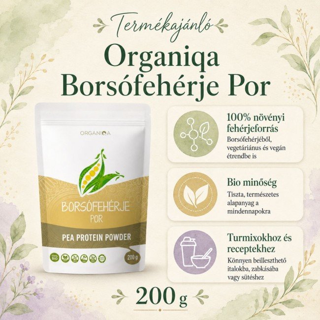 Organiqa bio Borsófehérje 200g