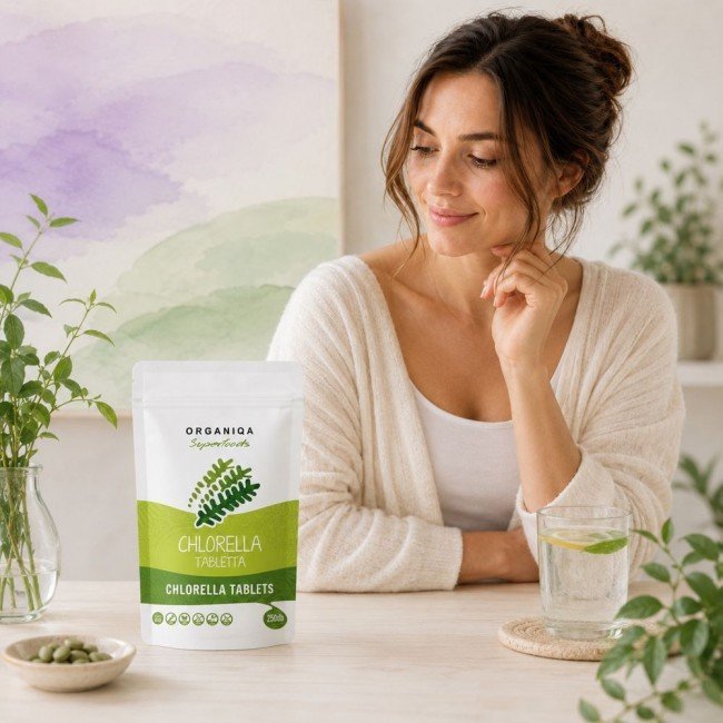 Organiqa bio chlorella tabletta 250db