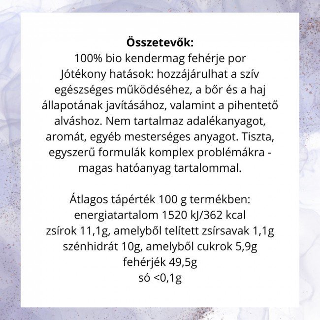Organiqa bio hemp protein kendermag por 250g Organiqa bio hemp protein kendermag por 250g