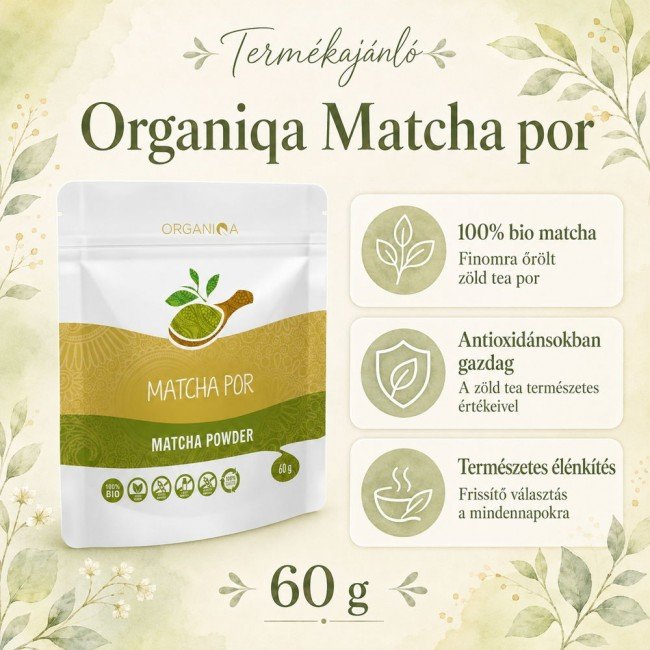 Organiqa bio matcha tea por 60g Organiqa bio matcha tea por 60g