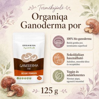 Organiqa Bio Nyers Reishi-ganoderma por 125g