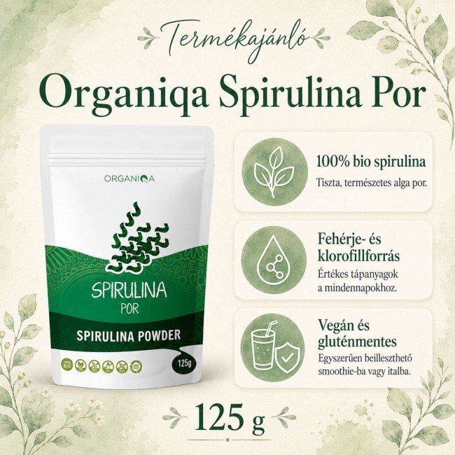 Organiqa bio spirulina por 125g